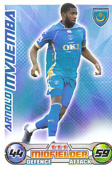 Arnold Mvuemba Portsmouth 2008/09 Topps Match Attax #245